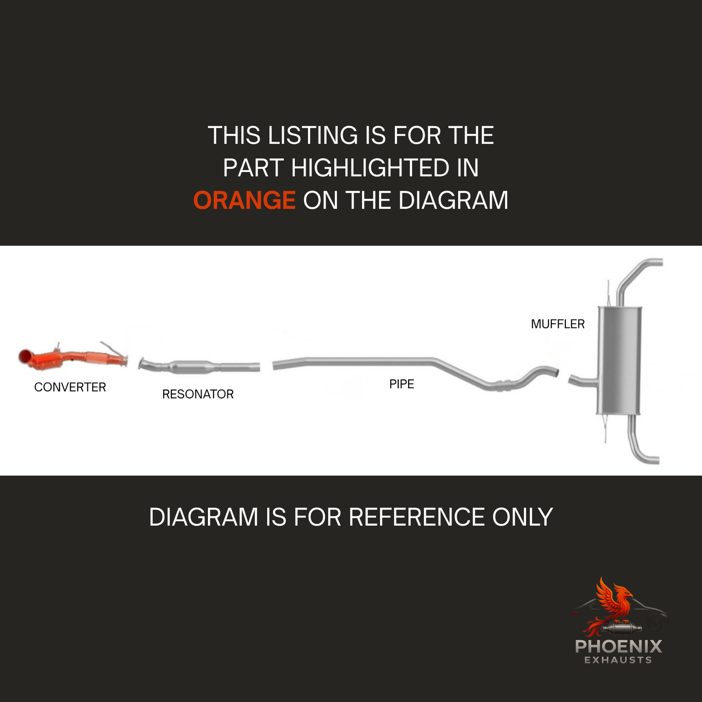 Fits 2017-2020 Ford Fusion 2.0L Turbo Catalytic Converter w/ Flex Pipe