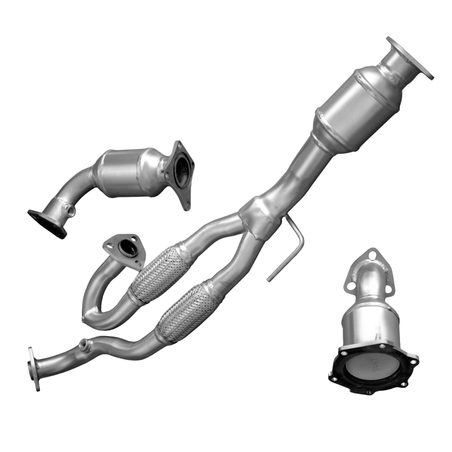 2005-2006 Nissan Altima 3.5L Direct Fit Auto Trans Catalytic Converter | All 3 Set