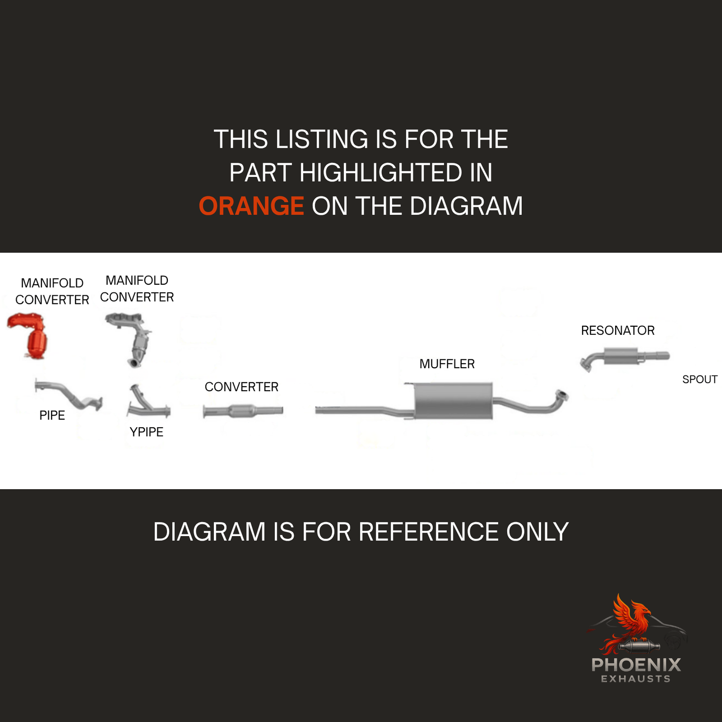 Fits 2008-2016 Lexus RX350 3.5L Manifold Catalytic Converter | Bank 2 Front