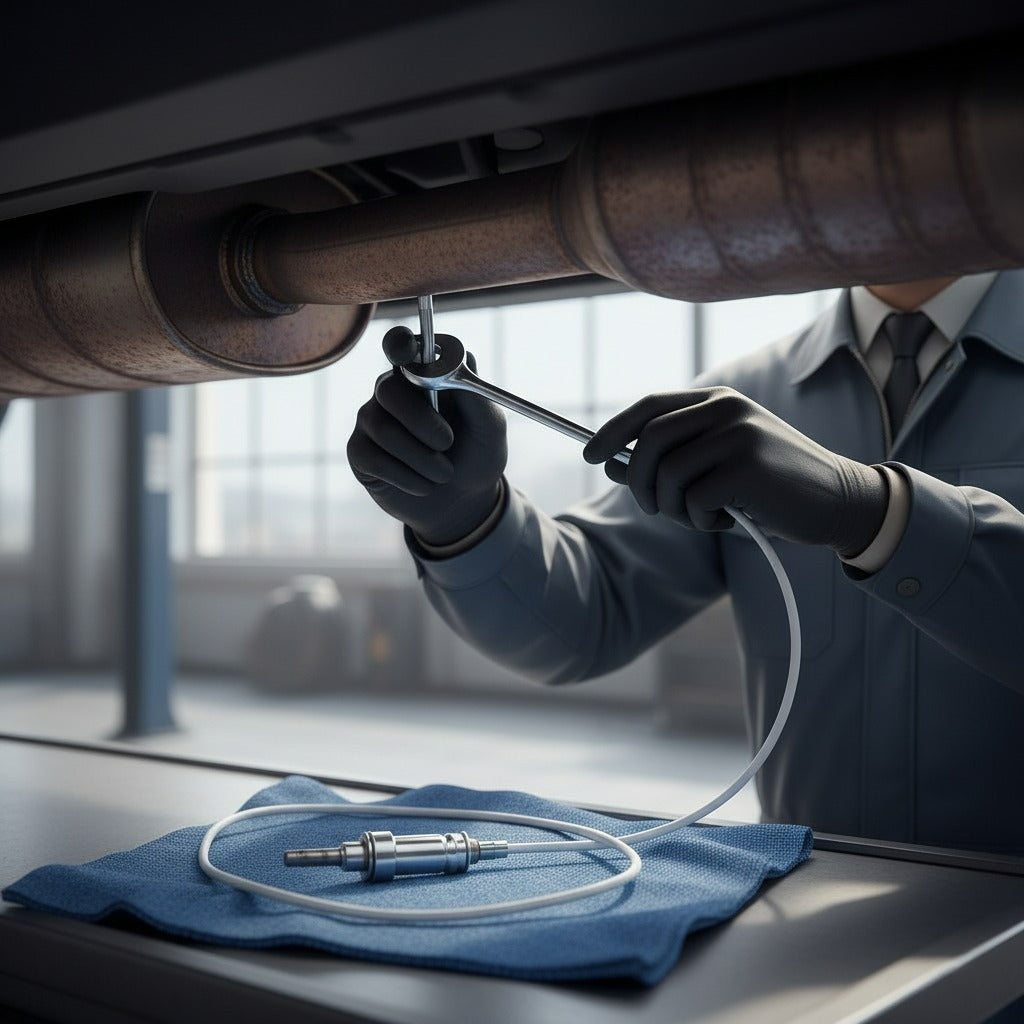 Barbed Outlet O2 Sensor Replacement Installation Guide – Phoenix Exhausts