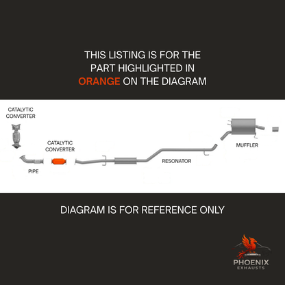 Fits 2009-2013 Acura TSX 2.4L Catalytic Converter | Rear