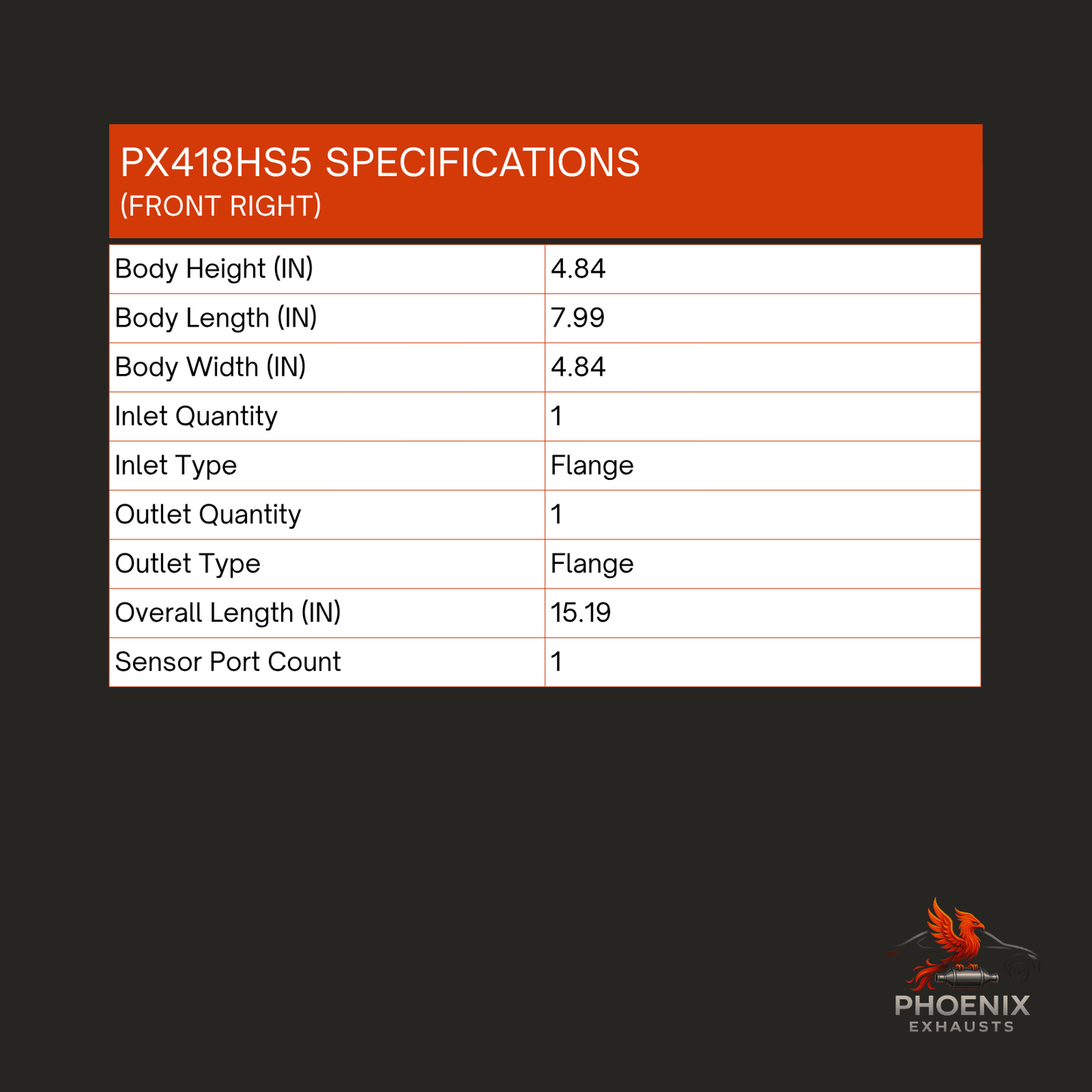 Fits 2017-2021 Chevrolet Camaro 6.2L Catalytic Converter | Front Right