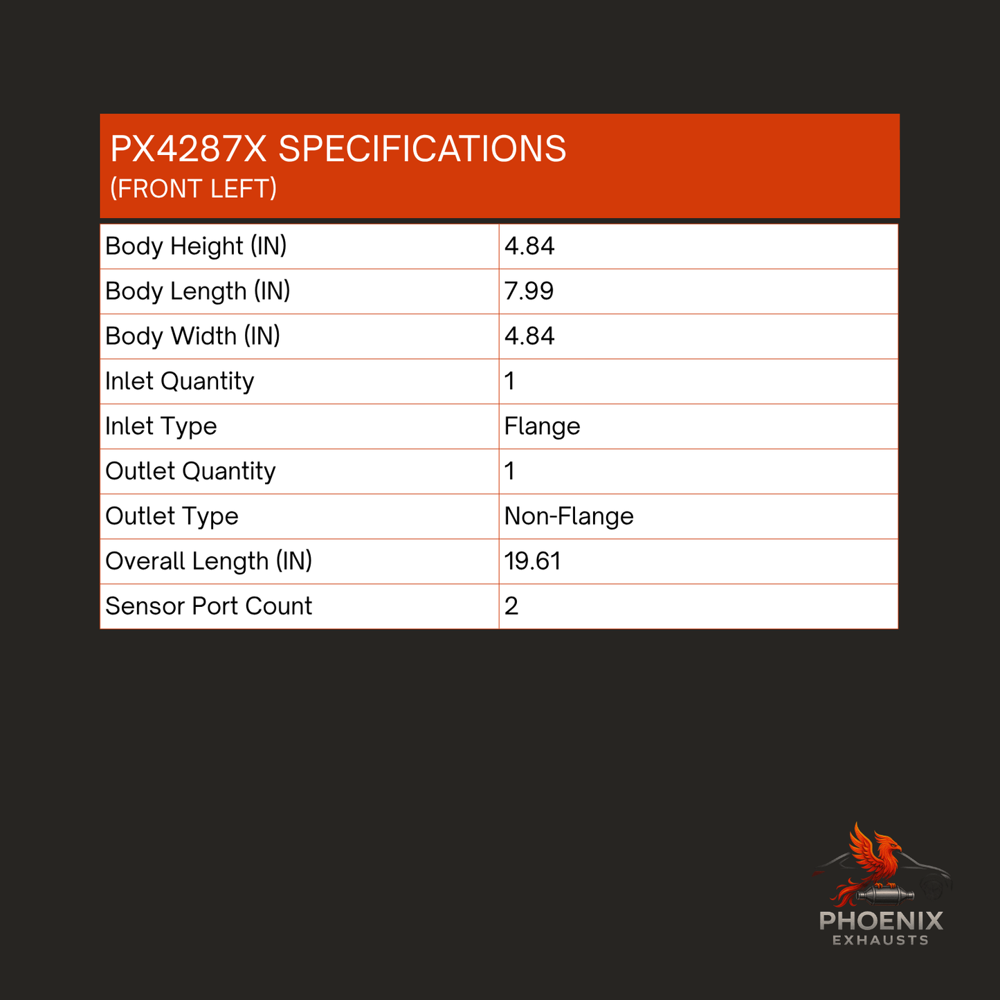 Fits 2017-2021 Chevrolet Camaro 6.2L Catalytic Converter | Front Left