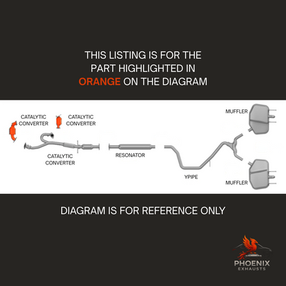 Fits 2010-2011 Buick LaCrosse 3.6L Catalytic Converter | Bank 1 & 2 Set