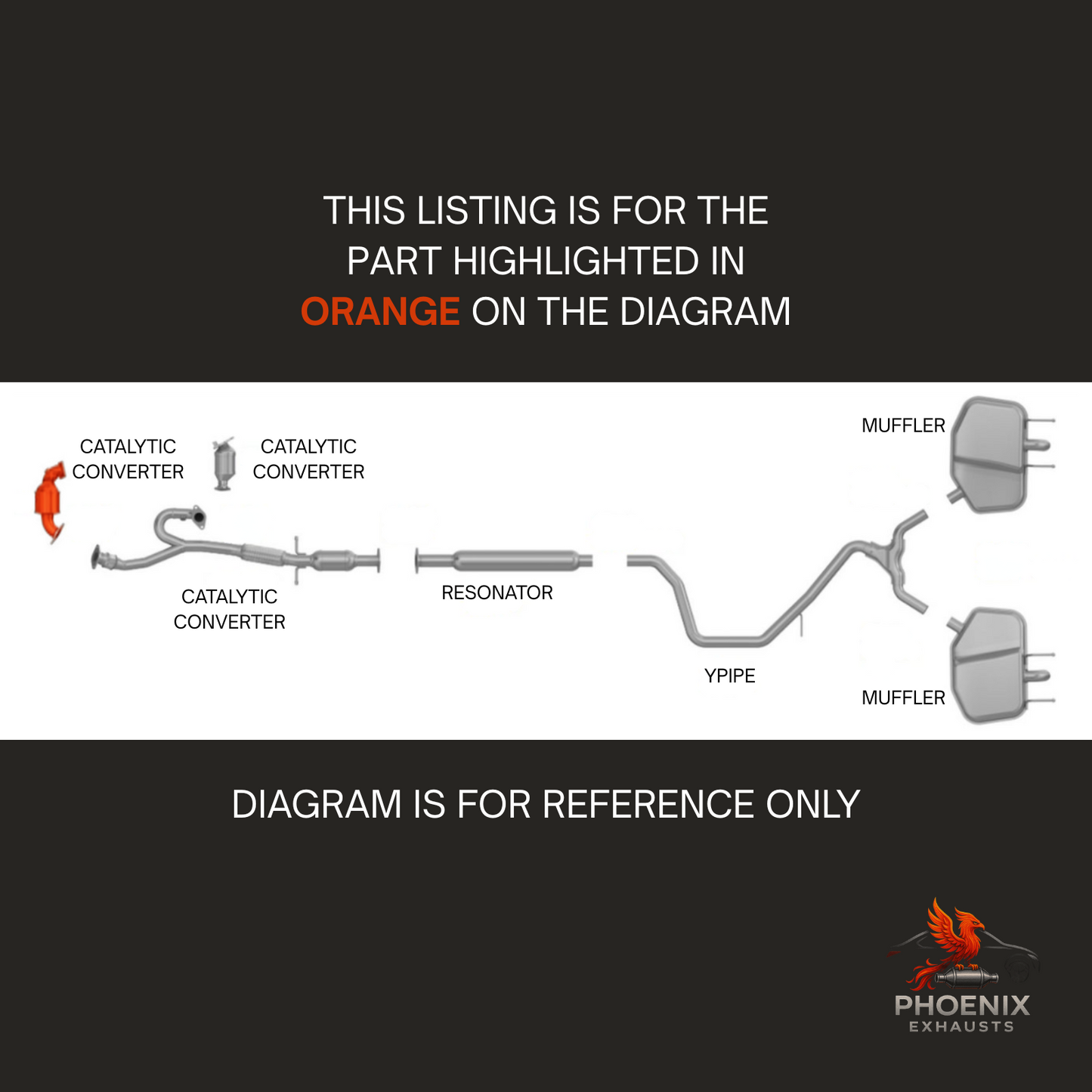 Fits 2010-2011 Buick LaCrosse 3.6L Catalytic Converter | Bank 2 Front Left