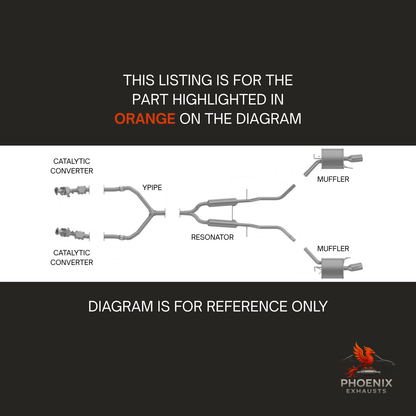 Fits 2009-2013 Infiniti G37 3.7L AWD Flex Y-Pipe | Front