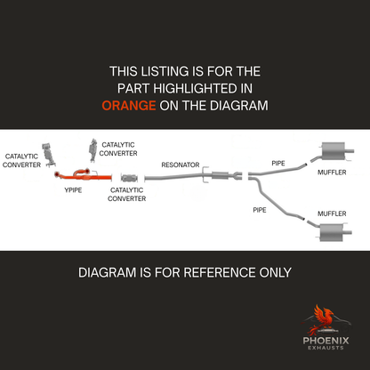 2009-2015 Honda Pilot 3.5L Flex Y-pipe Direct Fit