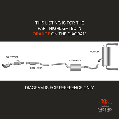 Fits 2017-2019 Ford Escape 2.0L Turbo Catalytic Converter w/ Flex Pipe