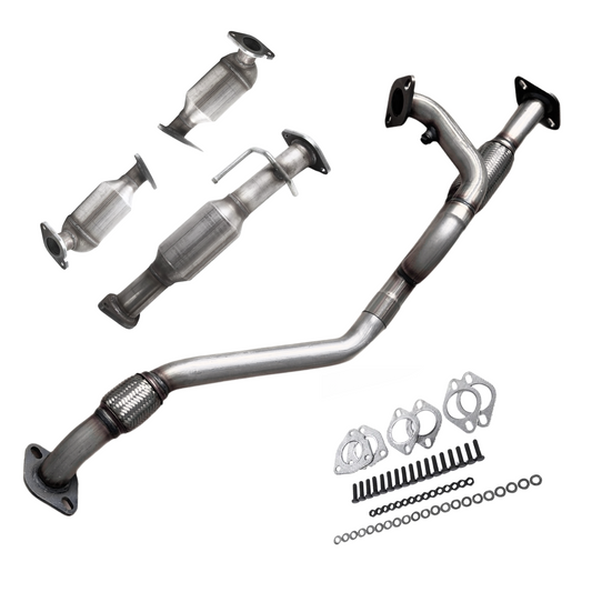 Fits 2008-2017 Buick Enclave 3.6L Catalytic Converter w/ Flex Pipe | All 3 Set