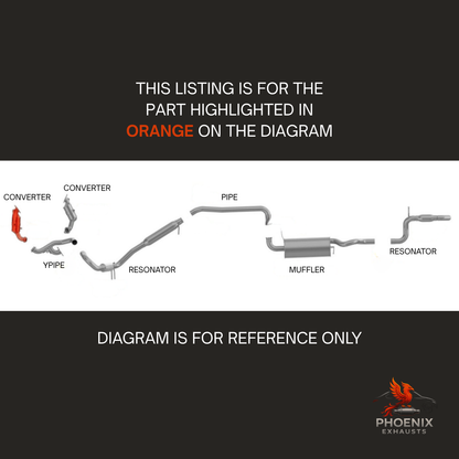 Fits 2011-2016 Dodge Grand Caravan 3.6L Catalytic Converter | Bank 2