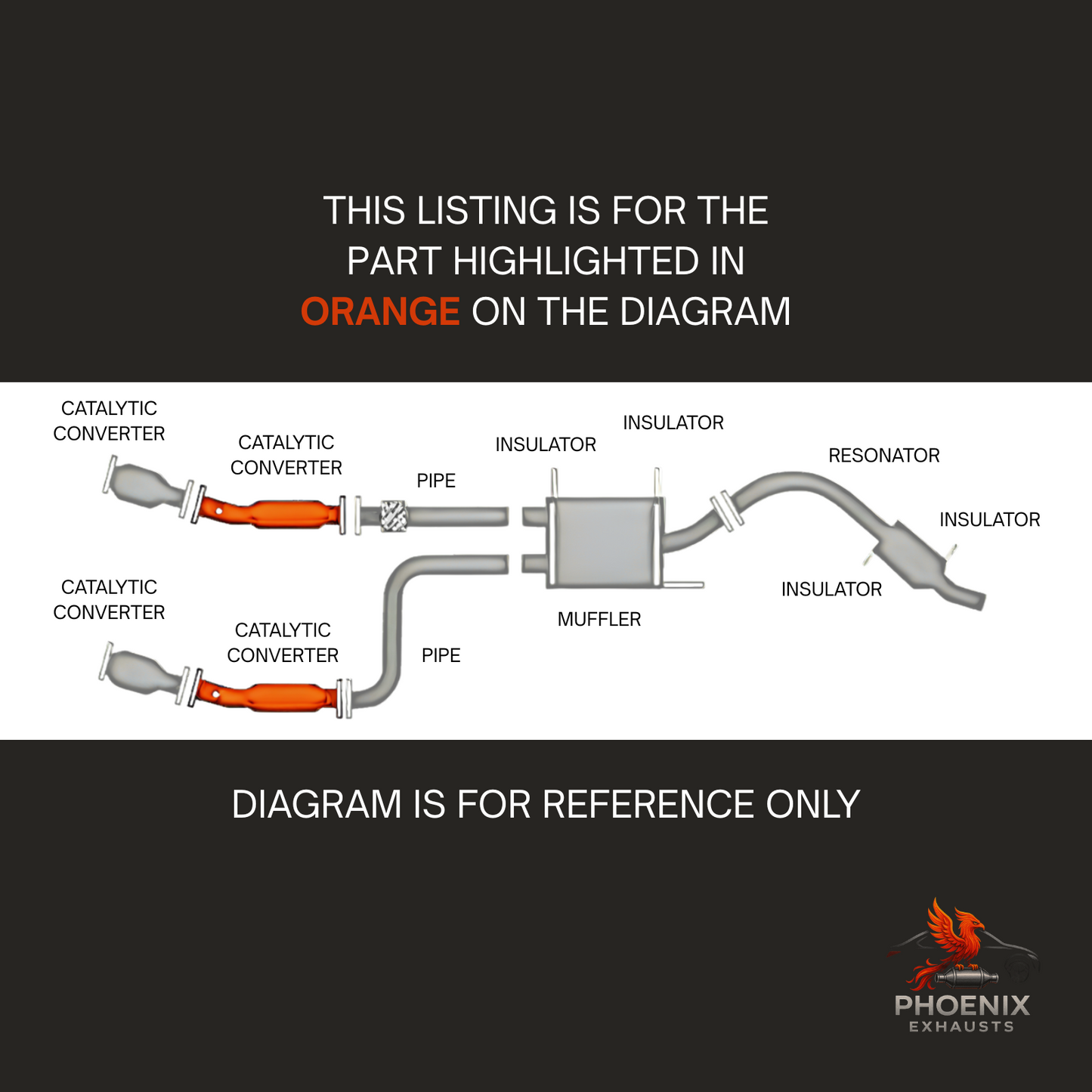 Fits 2001-2004 Nissan Pathfinder 3.5L Catalytic Converter | Rear Left & Right Set