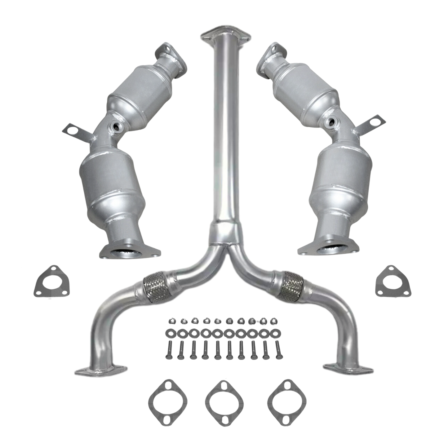 Fits 2003-2006 Infiniti G35 3.5L RWD Catalytic Converter w/ Flex Pipe |  Set