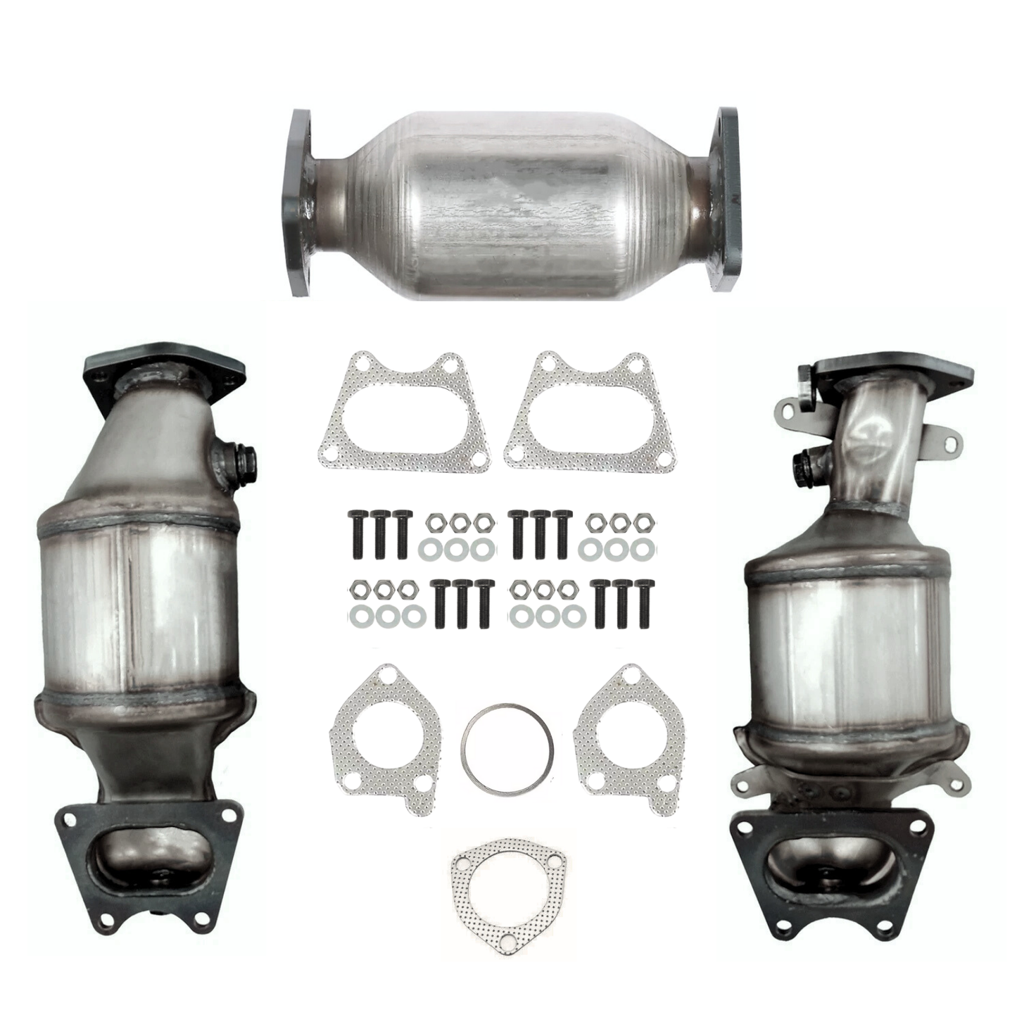 Fits 2003-2007 Honda Accord 3.0L Catalytic Converter | All 3 Set (Bank 1, 2, Rear)