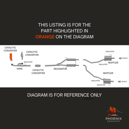 Fits 2004-2007 Saturn Vue 3.5L Catalytic Converter | Driver Side