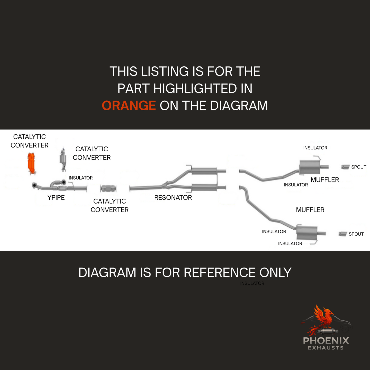 Fits 2004-2008 Acura TL 3.2L Catalytic Converter | Driver Side