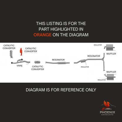 Fits 2004-2007 Saturn Vue 3.5L Catalytic Converter | Passenger Side