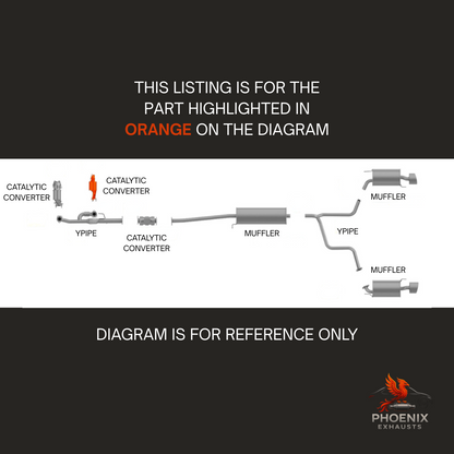 Fits 2003-2009 Acura MDX 3.5L Catalytic Converter | Bank 1 Passenger Side