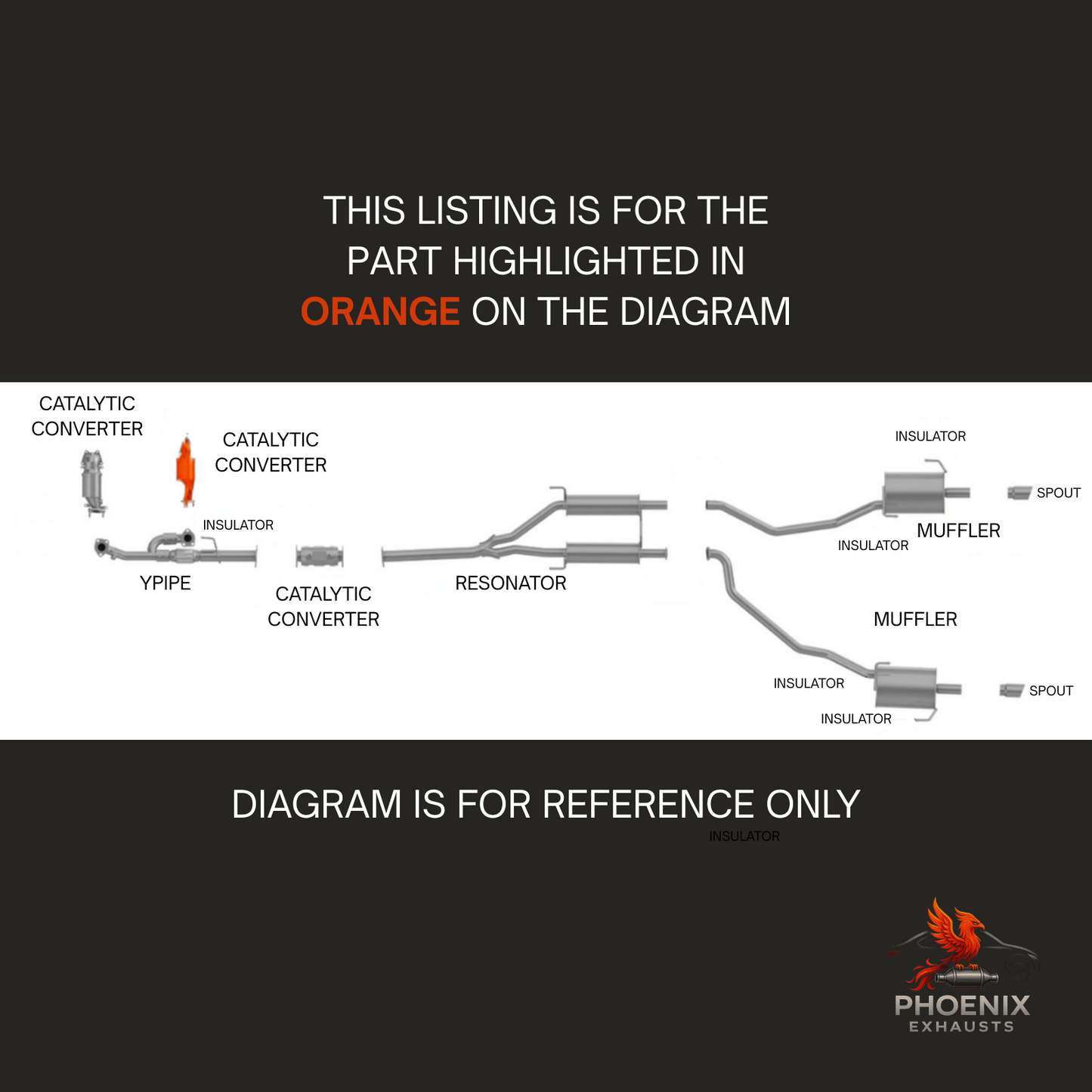 Fits 2004-2008 Acura TL 3.5L Catalytic Converter | Bank 1 Passenger Side
