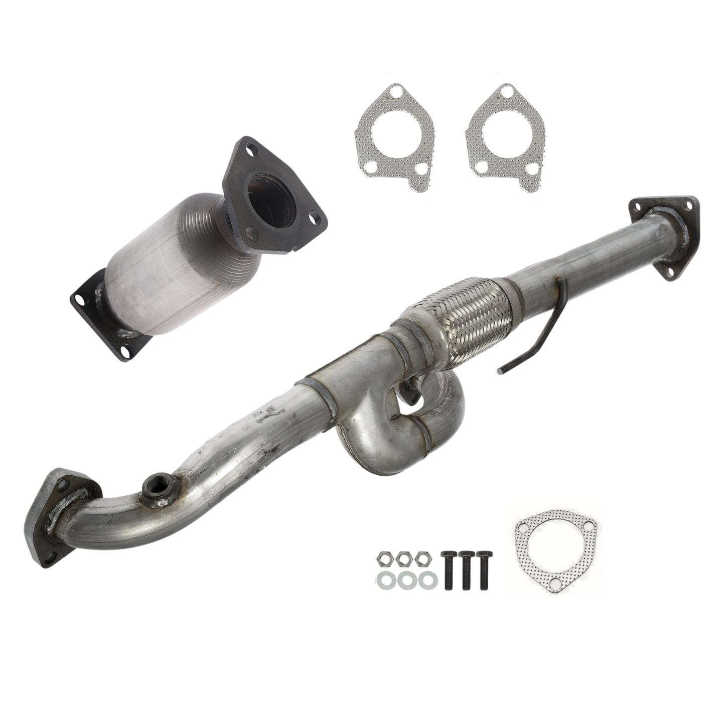 2009-2015 Honda Pilot 3.5L Direct Fit Catalytic Converter and Flex Y-pipe | Rear Catalytic Converter + Flex Y-pipe Set