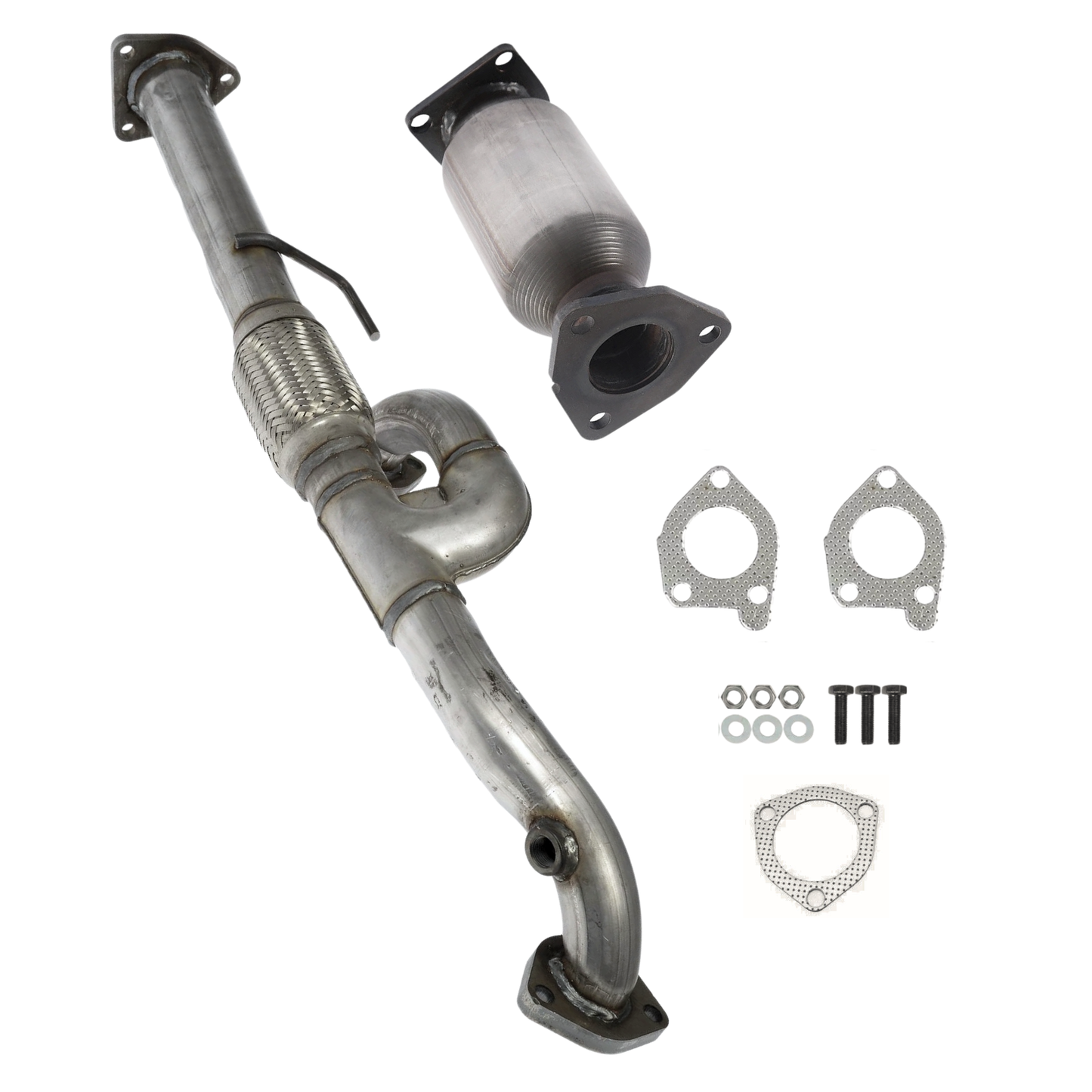 2003-2006 Acura MDX 3.5L Direct Fit Rear Catalytic Converter and Flex Y-pipe Set