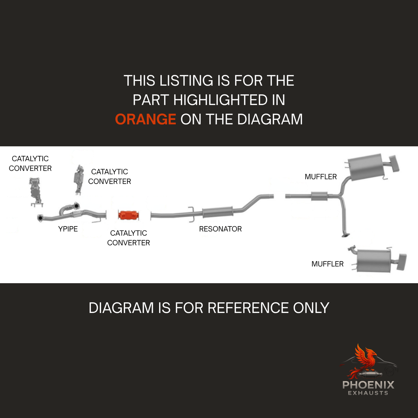 Fits 2004-2008 Acura TL 3.5L Catalytic Converter | Rear