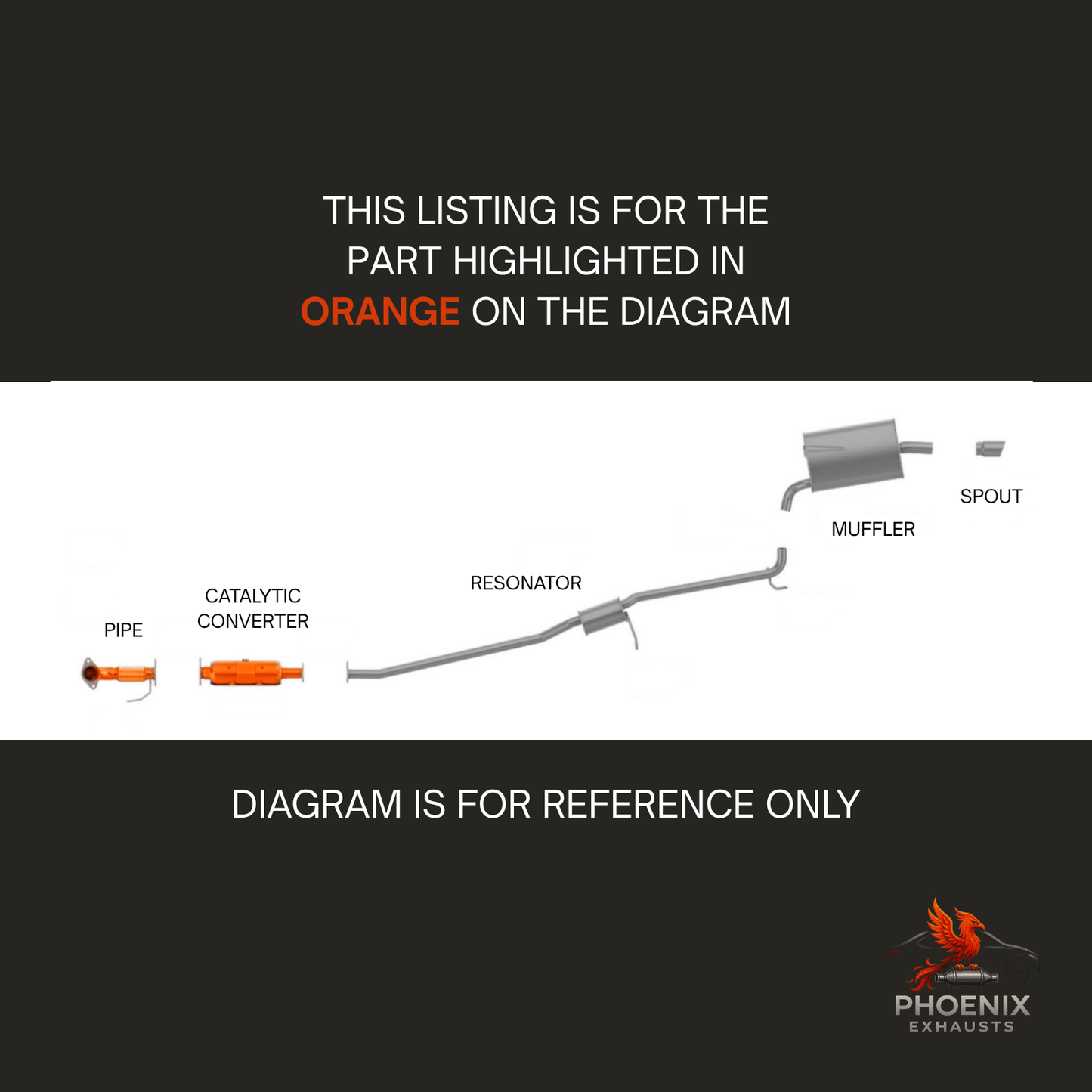 Fits 2003-2007 Honda Accord 2.4L Catalytic Converter | Front Flex Pipe