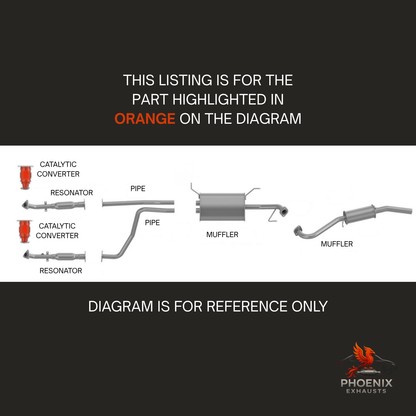 Fits 2001-2004 Nissan Pathfinder 3.5L    Catalytic Converter