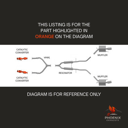 Fits 2008-2013 Infiniti G37 3.7L Catalytic Converter | Left & Right Set