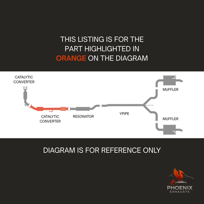 Fits 2019-2021 Nissan Altima 2.5L FWD Catalytic Converter | Rear