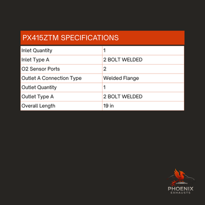 Fits 2017-2019 Ford Escape 2.0L Turbo Catalytic Converter w/ Flex Pipe