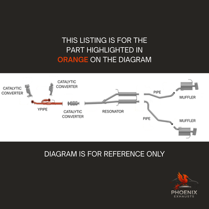 2007-2013 Acura MDX 3.7L Flex Y-pipe Direct Fit
