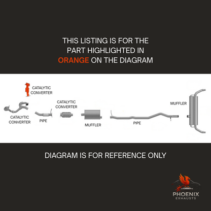 Fits 2012-2016 Cadillac SRX 3.6L Catalytic Converter | Bank 1 Firewall Side