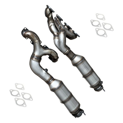Fits 2006-2010 BMW 550I 4.8L Manifold Catalytic Converter | Left & Right Set
