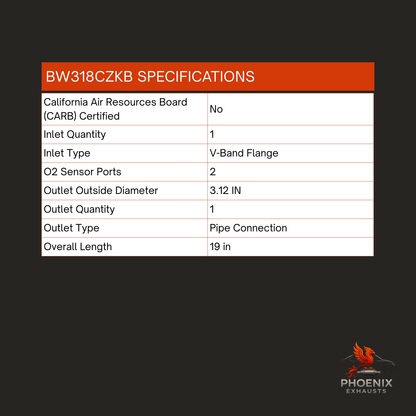 Fits 2015-2016 BMW 535i 3.0L Turbo Catalytic Converter