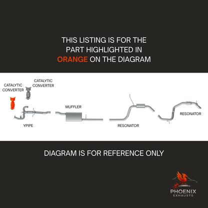 Fits 2017-2021 CHRYSLER PACIFICA 3.6L Manifold Catalytic Converter | Rear