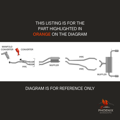 Fits 2011-2014 Ford Edge 3.7L Non-Turbo Only Catalytic Converter | Bank 1