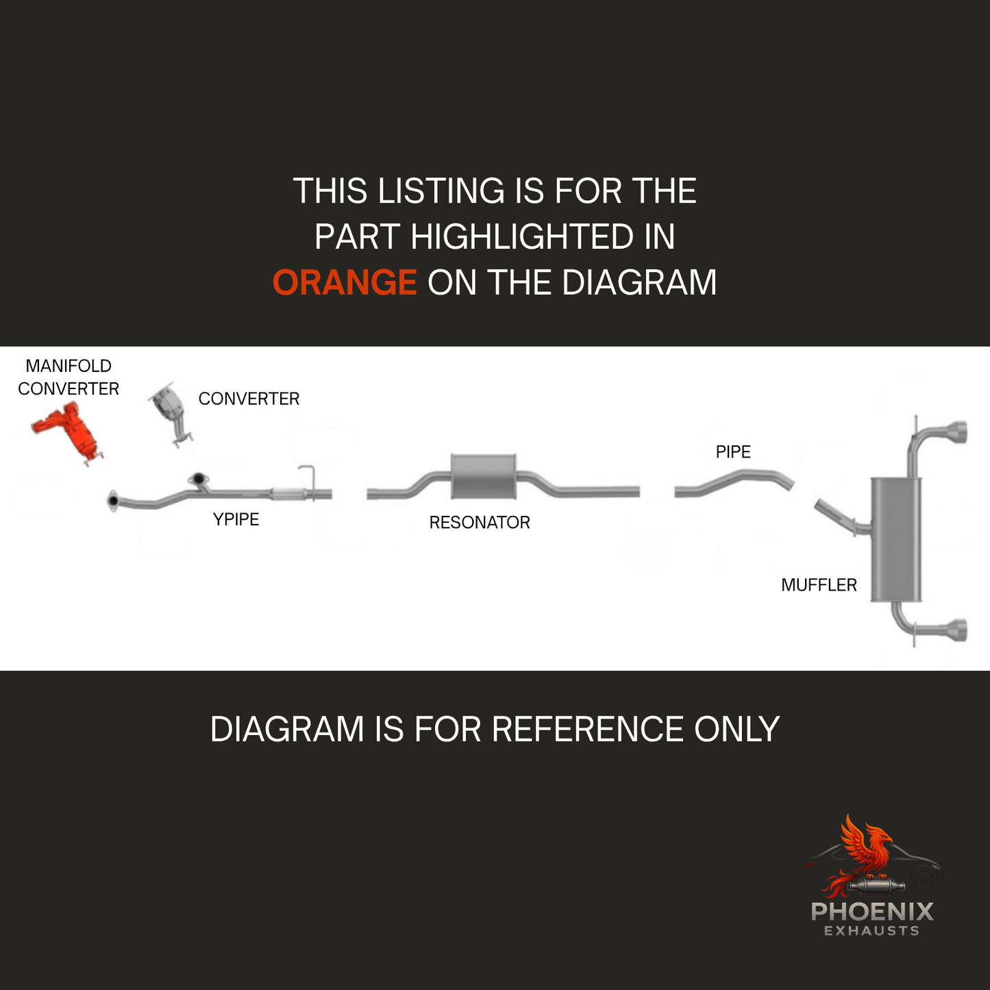 Fits 2011-2014 Ford Edge 3.5L Catalytic Converter