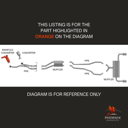 Fits 2011-2014 Ford Edge 3.7L Non-Turbo Only Catalytic Converter | Bank 2