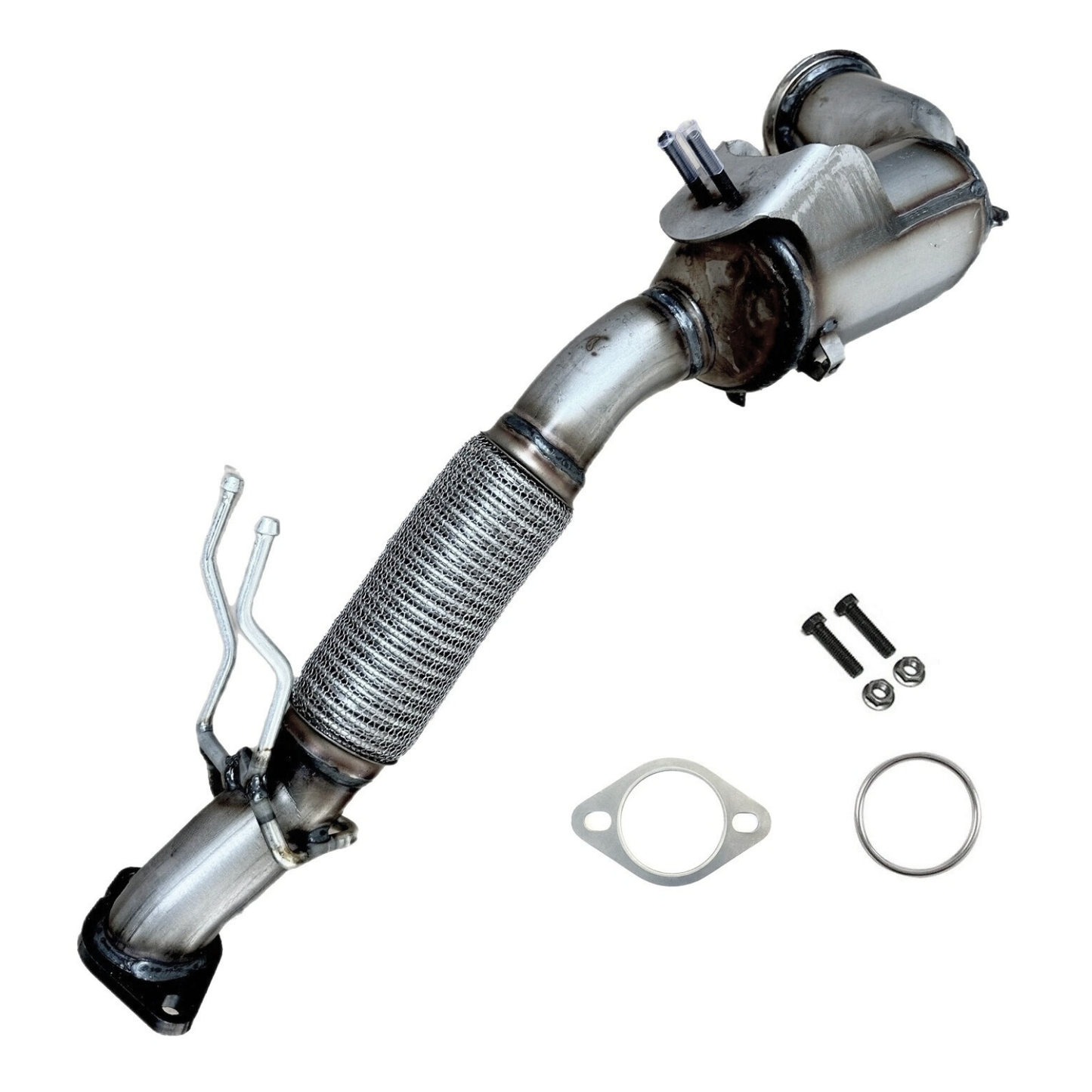 Fits 2015-2016 LINCOLN MKC 2.0L Turbo Catalytic Converter w/ Flex Pipe | Front