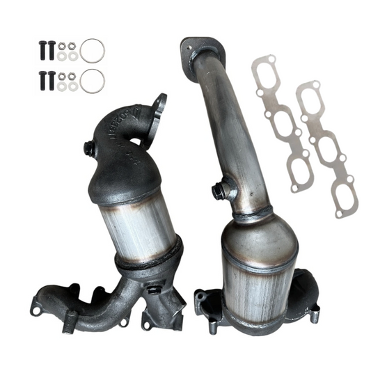 Fits 2006-2008 Ford Fusion 3.0L Manifold Catalytic Converter | Front & Rear Set