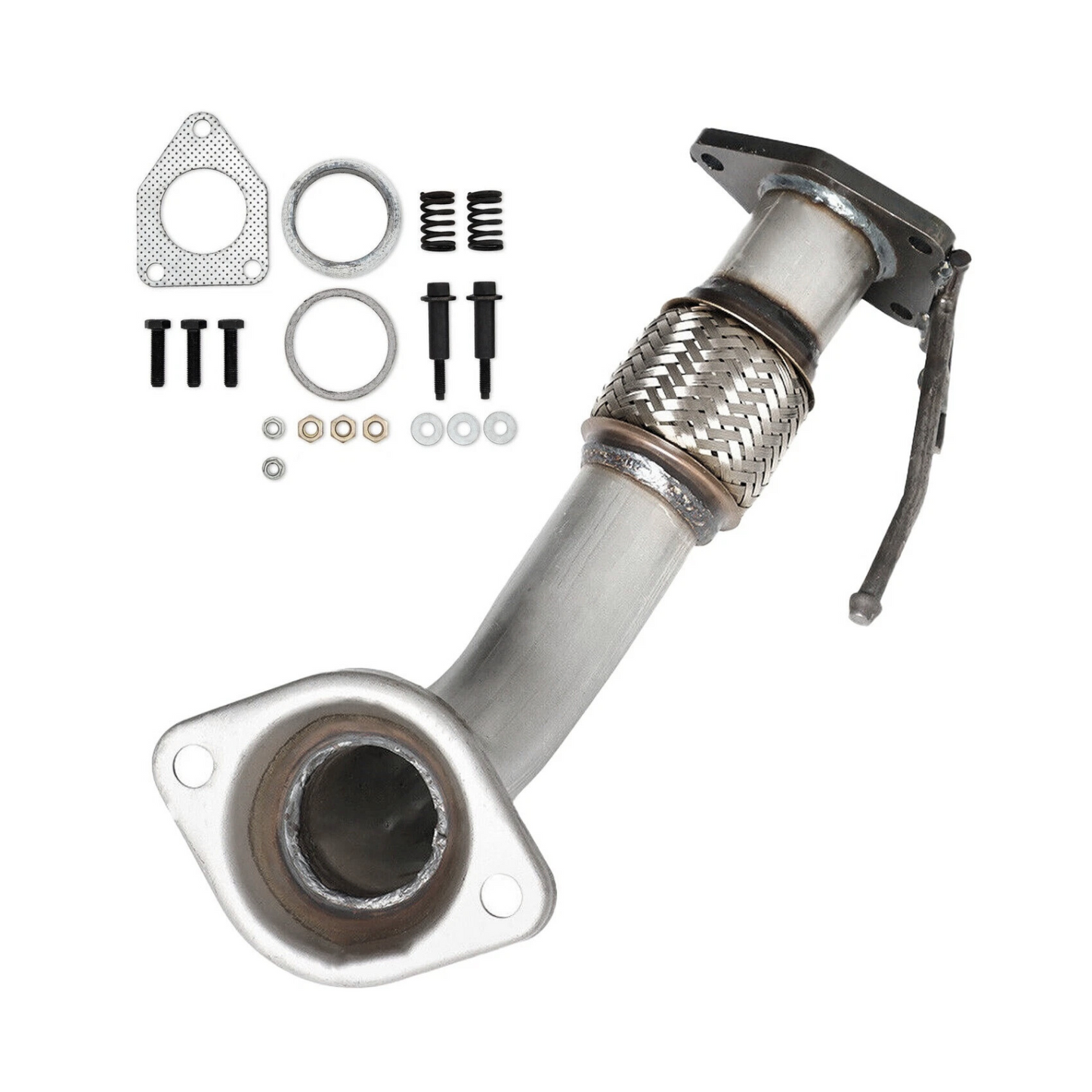 Fits 2008-2012 Honda Accord 2.4L Catalytic Converter w/ Flex Pipe | Front