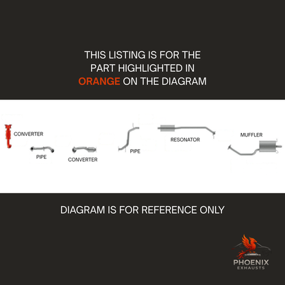 Fits 2016-2021 Honda HR V 1.8L Manifold Catalytic Converter | Front
