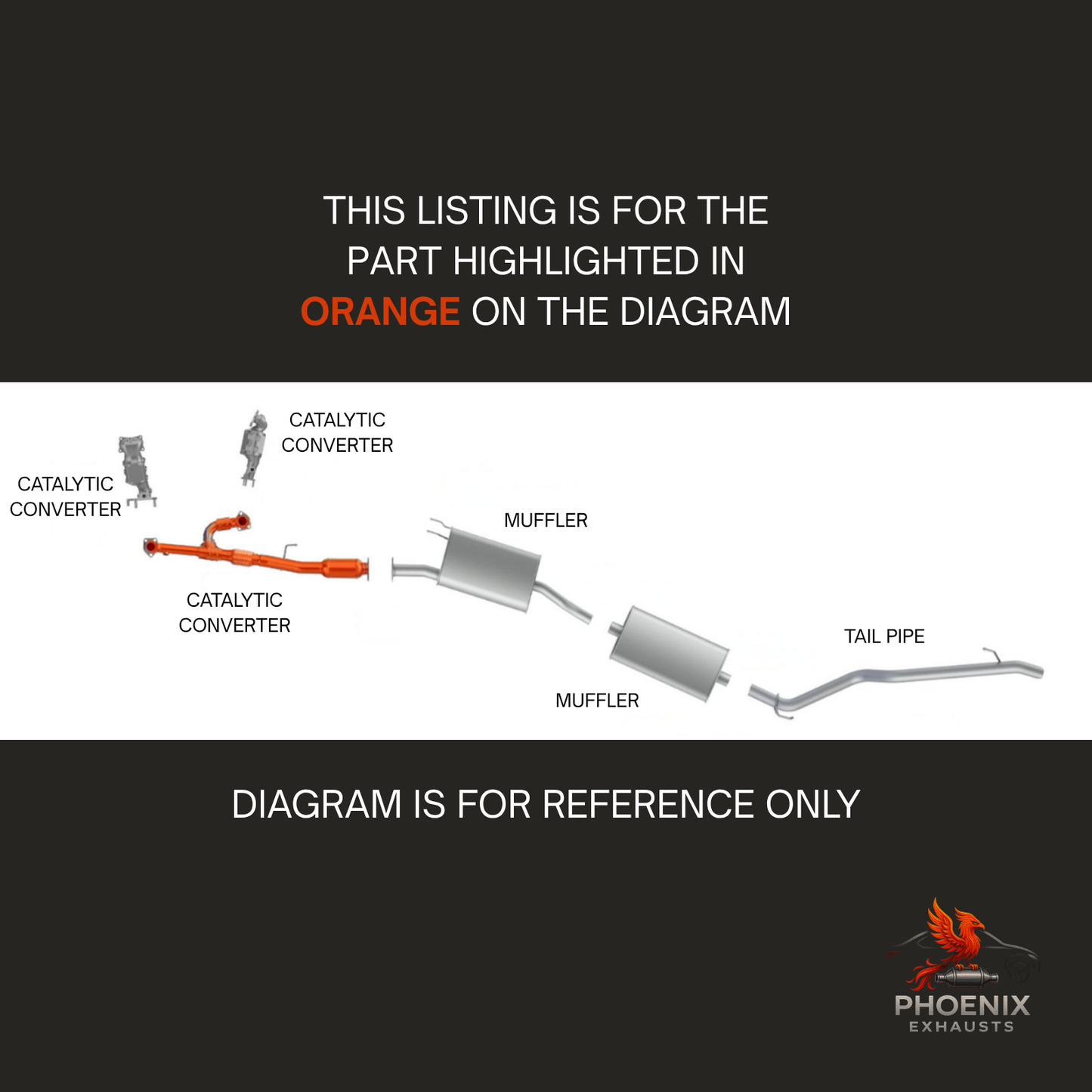 Fits 2016-2019 Honda Pilot 3.5L Catalytic Converter | Rear