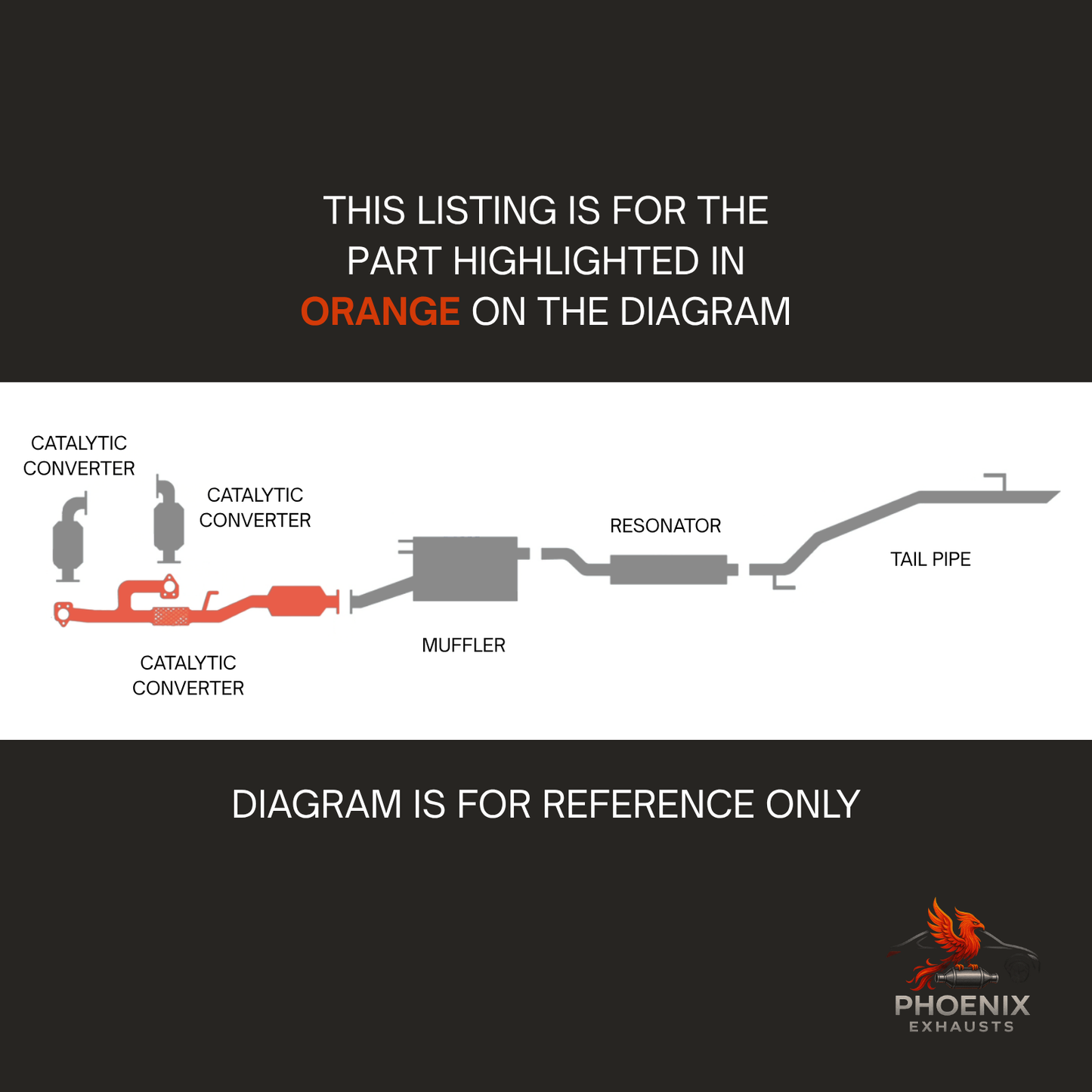 Fits 2016-2019 Honda Pilot 3.5L Catalytic Converter | Rear