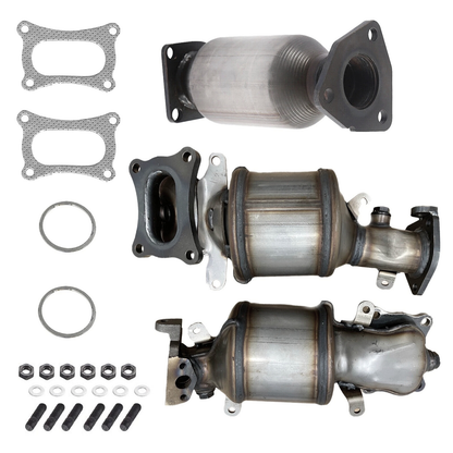 2011-2015 Honda Odyssey 3.5L Manifold Catalytic Converter | All 3 Set (Bank 1, 2, Rear) Direct Fit