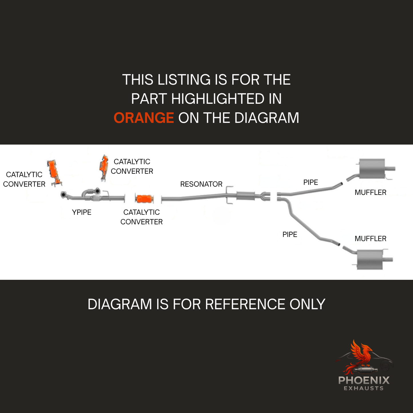 Fits 2009-2015 Honda Pilot 3.5L Manifold Catalytic Converter | All 3 Set (Bank 1, 2, Rear)