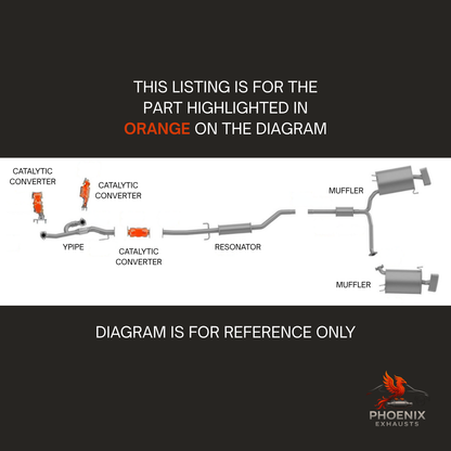 Fits 2009-2014 Acura TL 3.5L Manifold Catalytic Converter | All 3 Set (Bank 1, 2, Rear)