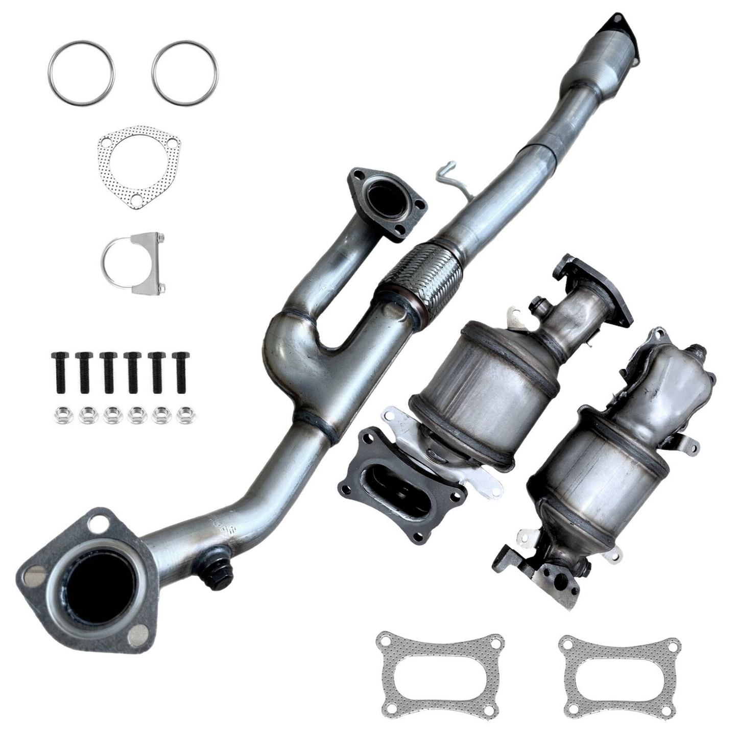 Fits 2013-2017 Honda Accord 3.5L Catalytic Converter | All 3 Set (Bank 1, 2, Rear)