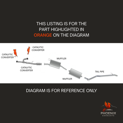 Fits 2017-2021 Honda Ridgeline 3.5L Manifold Catalytic Converter | Left & Right Set