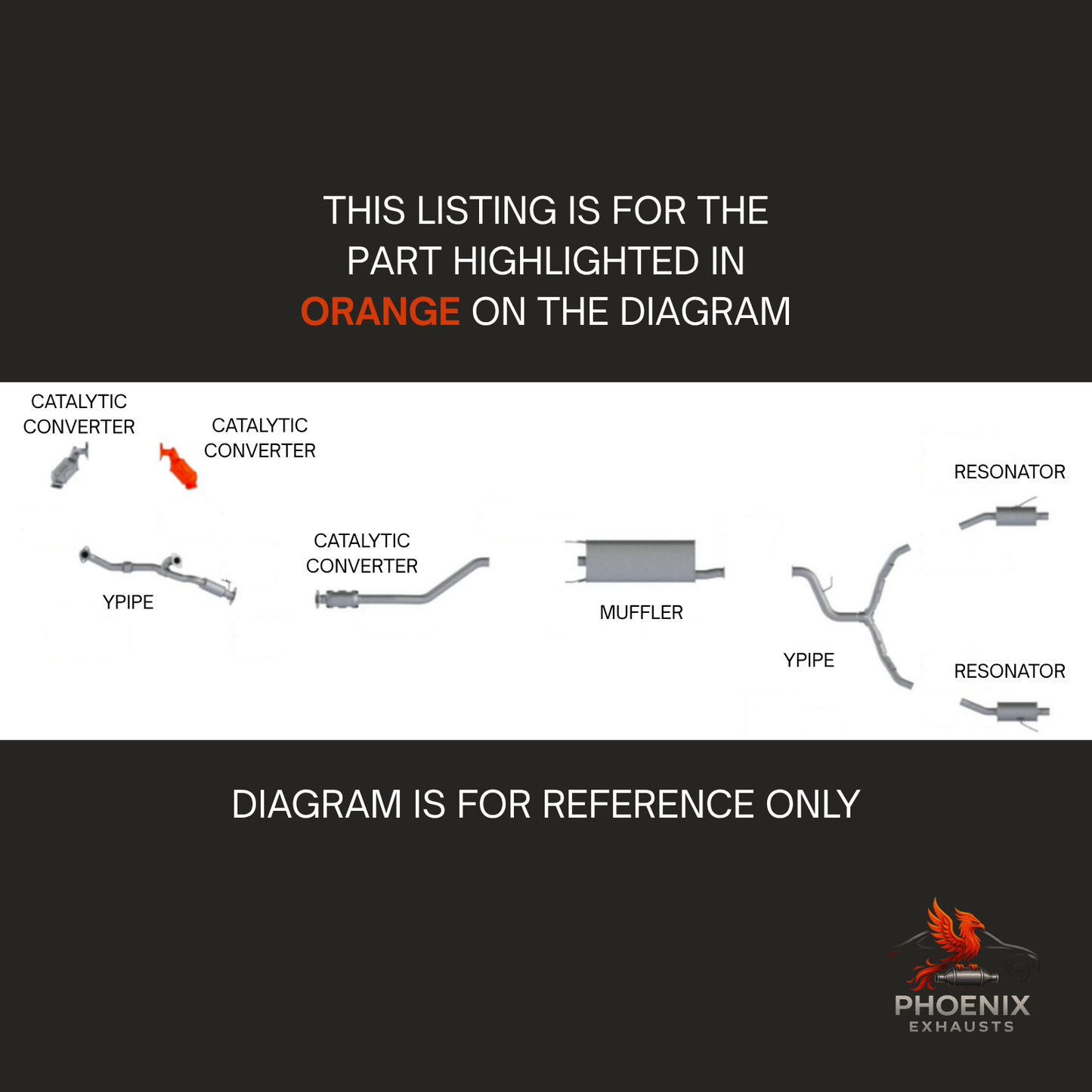 Fits 2013-2018 Hyundai Santa Fe 3.3L FWD Catalytic Converter | Firewall Side